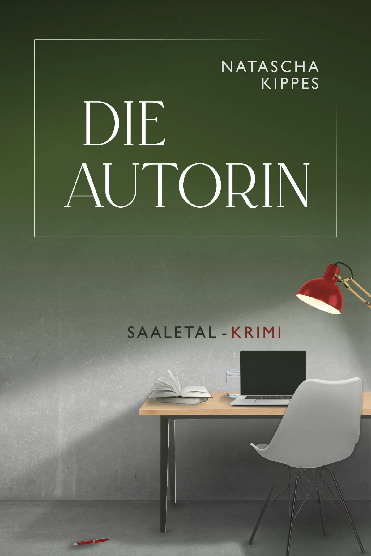 Buchcover von „Die Autorin" von Natascha Kippes, gestaltet von Ramona Hammerl